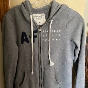 Abercrombie & Fitch womens zip up hoodie size M